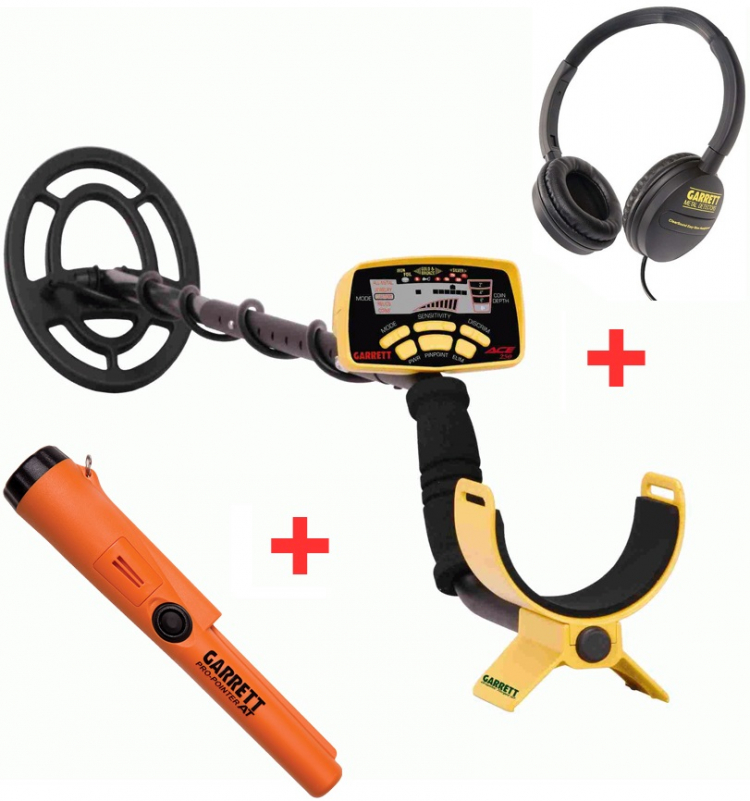 Металлоискатель Garrett Ace 250 (комплект с пинпоинтером Pro-Pointer AT ...