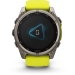 Garmin Fenix 8 - 51 мм Solar Sapphire Titanium с желтым ремешком