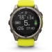 Garmin Fenix 8 - 51 мм Solar Sapphire Titanium с желтым ремешком
