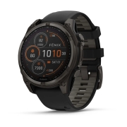 Garmin Fenix 8 - 47 мм Solar Sapphire Titanium черные