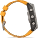 Garmin Fenix 8 - 51 mm Amoled Sapphire Titanium с оранжевым браслетом