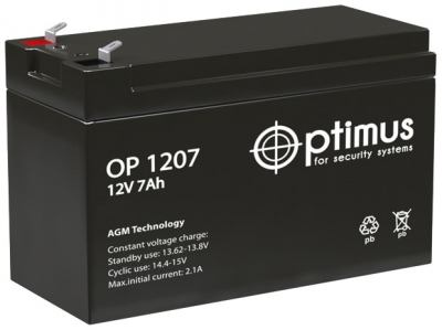 OP 12-7 Optimus Аккумуляторная батарея