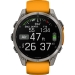 Garmin Fenix 8 - 47 мм Amoled Sapphire Titanium с оранжевым ремешком