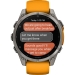 Garmin Fenix 8 - 47 мм Amoled Sapphire Titanium с оранжевым ремешком