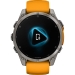 Garmin Fenix 8 - 47 мм Amoled Sapphire Titanium с оранжевым ремешком