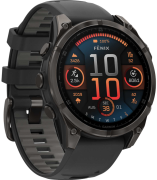 Garmin Fenix 8 - 47 мм Amoled Sapphire Titanium черные