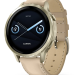 Garmin Venu 4 – 41 mm Lunar Gold with Bone Silicone Band and Light Sand Leather Band