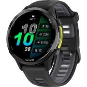 Garmin Forerunner 970 – Carbon Gray DLC Titanium with Black Case and Black/Translucent